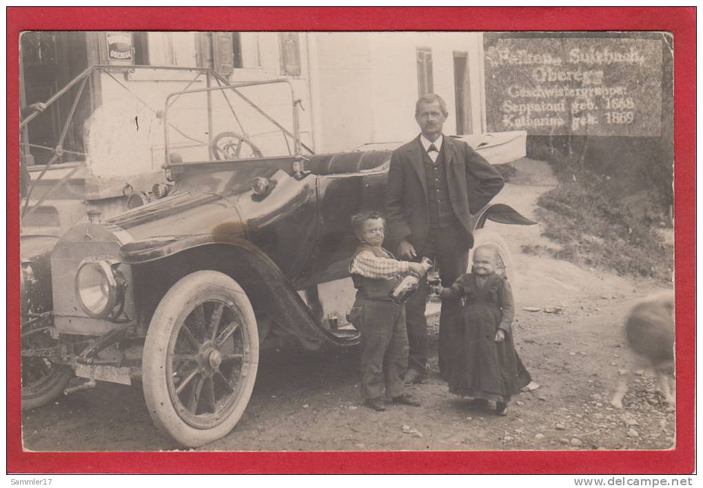 SULZBACH OBEREGG GASTHAUS FALKEN, SEPPETONI &amp; KATHARINA, OLDTIMER MERCEDES, LILIPUTANER - Oberegg