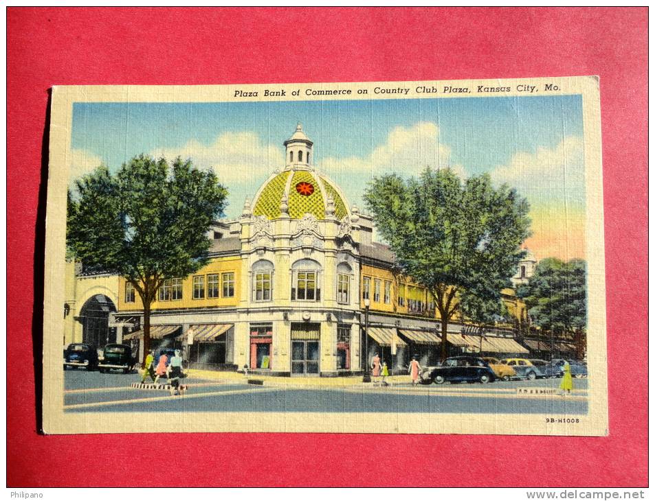 Kansas City – Missouri    Plaza Bank Of Commerce   1950 Cancel -- Ref  508 - Kansas City – Missouri