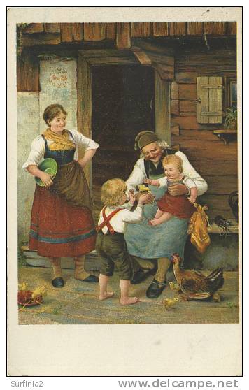 5 HILDESHEIMER SET 5211 - AUSTRIAN? FAMILY SCENES - Zonder Classificatie