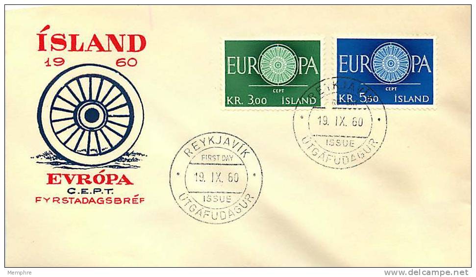 1960   Europa CEPT  FDC  Non Adressé - FDC