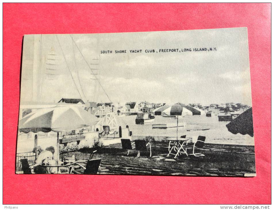 New York > Long Island  South Shore Yacht Club Freeport  1938 Cancel---- ----    - Ref  509 - Long Island