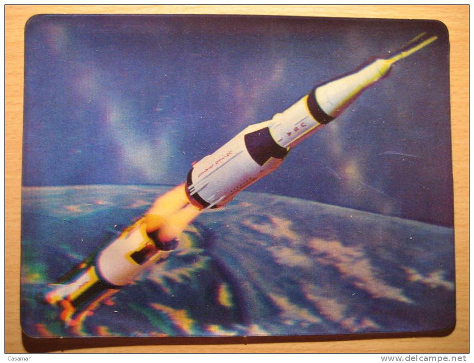 USA Moon Landing Washington 1969 Planet Rocket Spacecraft Space Spatial Espace Cosmos Astronomy Post Card - Astronomía