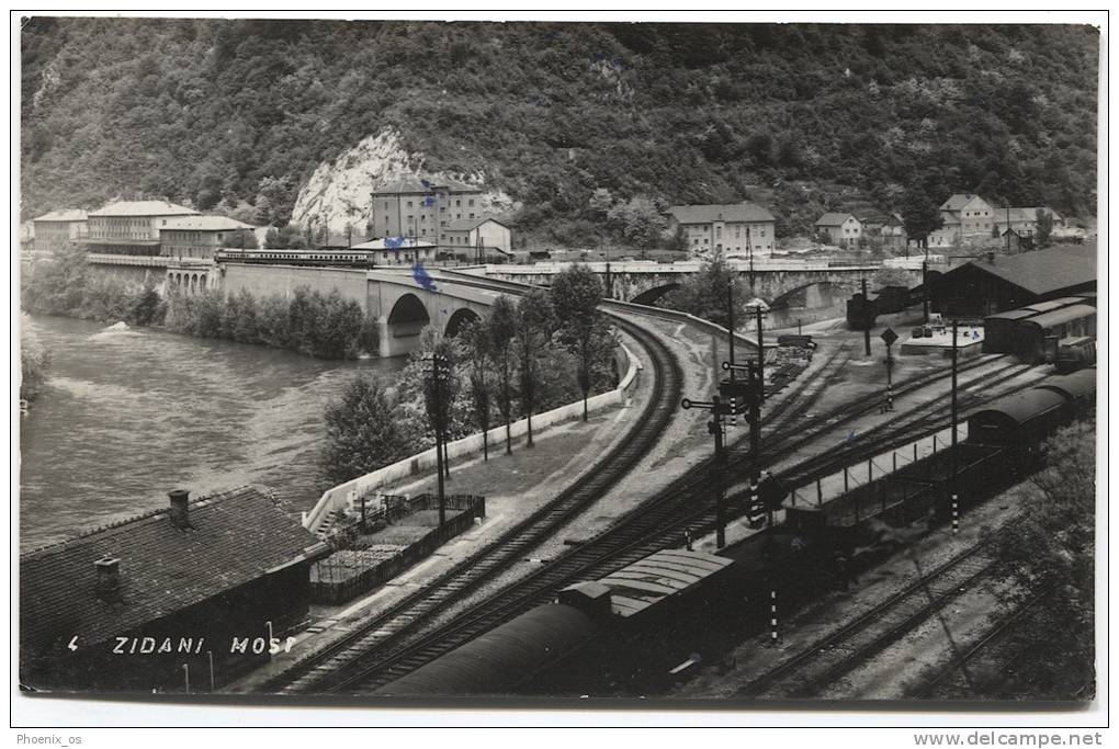 SLOVENIA - ZIDANI  MOST, Railway, Eisenbahn, 1965. - Slovenia