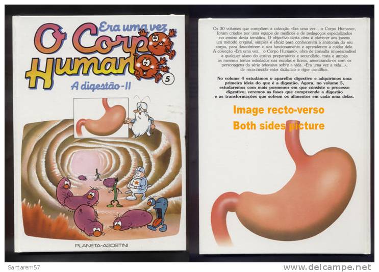 Era Uma Vez O Corpo Humano N° 5 Il étatit Une Fois Le Corps Humain Ouvrage Portugais 1991 A Digestão II La Digestion II - Cómics & Mangas (otros Lenguas)