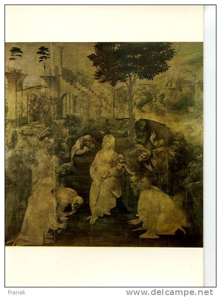 ART346 - "L'adoration Des Mages" (Léonardo Da Vinci) - Galeria Uffizi - Firenze - Peintures & Tableaux