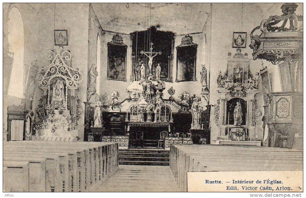 Reutte Interiuer De L Eglise 1905 - Musson