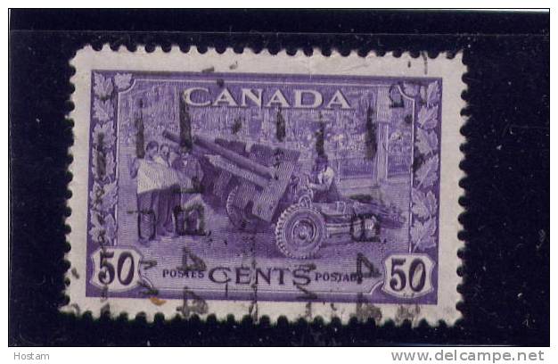 CANADA, 1942, USED # 261, KGV1, WAR ISSUE : MUNITIONS FACTORY        USED   WYSIWYG - Used Stamps