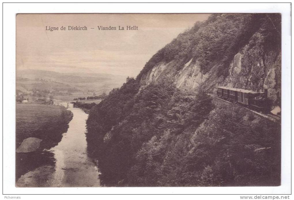 DIEKIRCH Luxembourg Vianden La Hellt Train Ligne De Diekirch - Diekirch