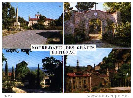 83 COTIGNAC Alt 380m Notre Dame Des Graces Sanctuaire Historique De France - Cotignac