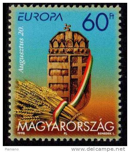 PIA  -  HONGRIE  -  1998  : Europa  (Yv  3645-46) - 1998