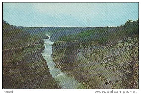 USA - Letchworth State Park - Gorge And Falls , Genesee River - Sonstige & Ohne Zuordnung