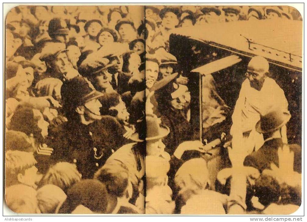 Mahatma Gandhi, Picture Postcard, India As Scan - Mahatma Gandhi