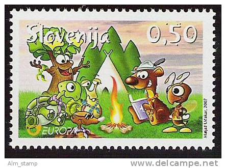 2007 Slowenien Mi. 644 ** MNH Europa Pfadfinder - 2007