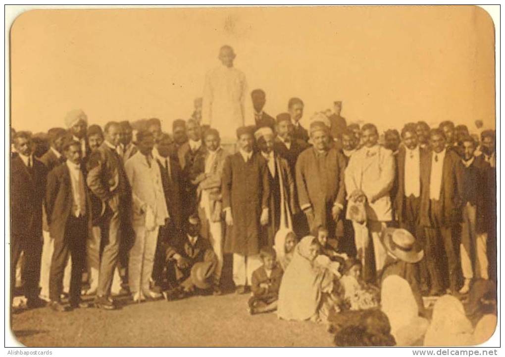 Mahatma Gandhi, Picture Postcard, India As Scan - Mahatma Gandhi