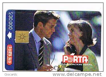 ECUADOR - PORTA (CHIP)   -  1997 COUPLE  - USED   -  RIF. 558 - Equateur