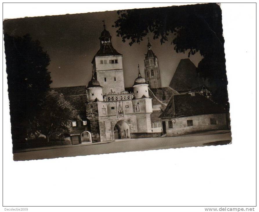 B67207 Germany Weissenburg Ellinger Tor Used Perfect Shape Back Scan At Request - Weissenburg