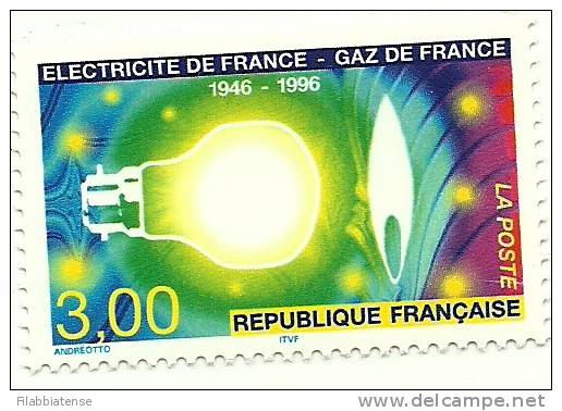 1996 - Francia 2996 Società Dell'Elettricità   ----- - Elektriciteit