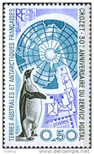 T.A.A.F. French Antarctic 1991, Penguin, Antarctic, Michel 279, MNH 16455a - Pingouins & Manchots