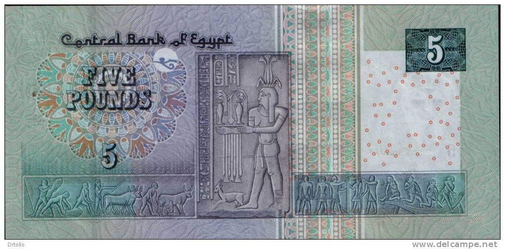 EGYPT / 5 POUNDS / 27-8-2008 / UNC. / 2 SCANS . - Egipto