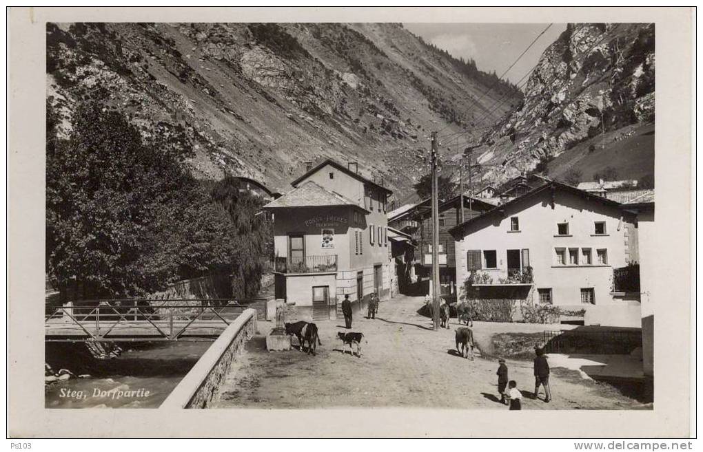 Suisse - Steg (Valais / Wallis) - Village / Dorfpartie - Steg