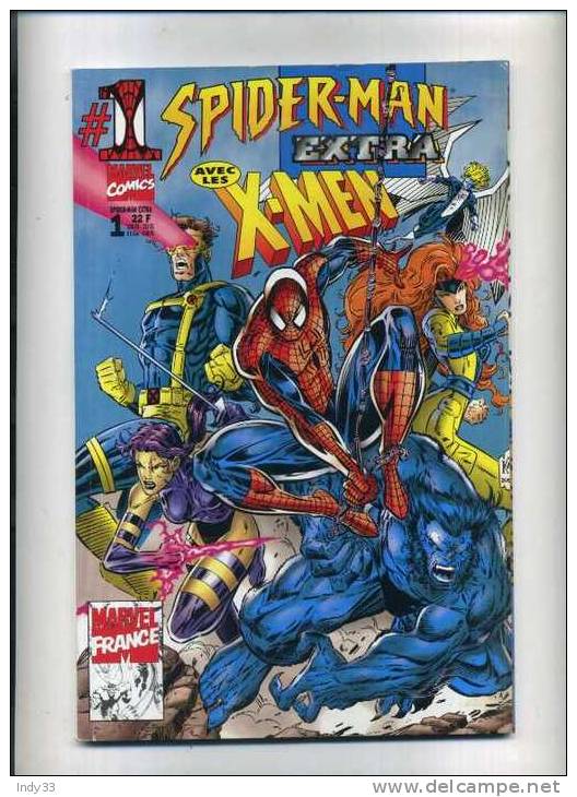 - SPIDRE-MAN EXTRA I AVEC LES X-MEN . MARVEL COMICS 1997 - Spiderman