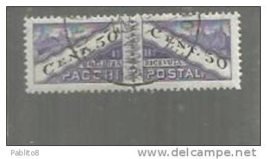 SAN MARINO 1945 PACCHI POSTALI PARCEL POST CENT. 50 TIMBRATO USED - Paquetes Postales