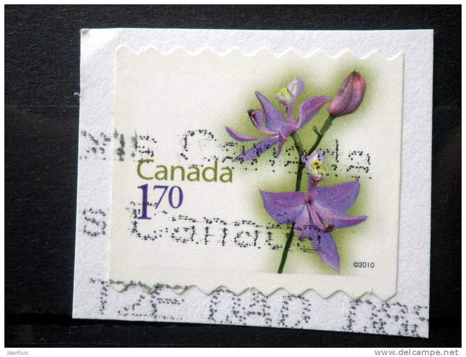 Canada - 2010 - Mi.nr.2609 - Used - Orchids - Grass Pink - Definitives - Self-adhesive - On Paper - Oblitérés