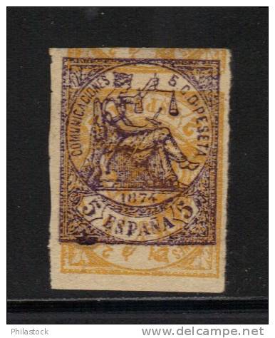 ESPAGNE N° 142 * ND Avec Double Impression Du  N° 141 - Unused Stamps