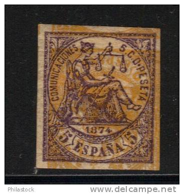 ESPAGNE N° 142 * ND Avec Double Impression Du  N° 141 - Unused Stamps