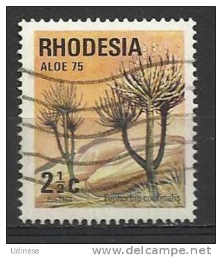 RHODESIA 1975 - DESERT FLOWER 2.5  - USED OBLITERE GESTEMPELT USADO - Rhodesien (1964-1980)