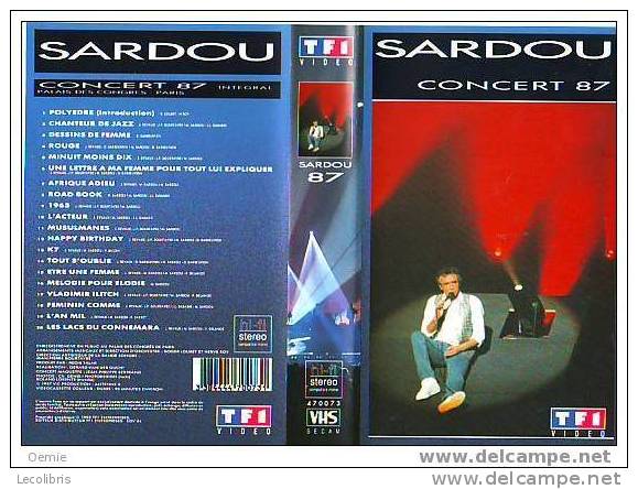 MICHEL SARDOU   CONCERT 87 - Concert Et Musique