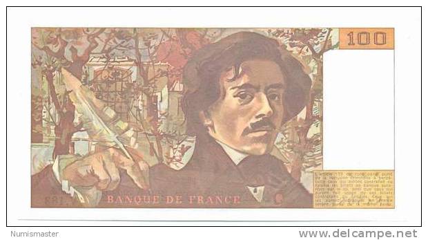 FRANCE , 100 FRANCS 1991 , DELACROIX,  PERFECT UNC - 100 F 1978-1995 ''Delacroix''