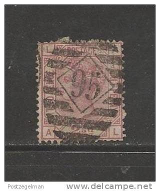 UNITED KINGDOM 1873 Used Stamp Victoria 2 1/2p Lilac/red Nr. 40 - Used Stamps