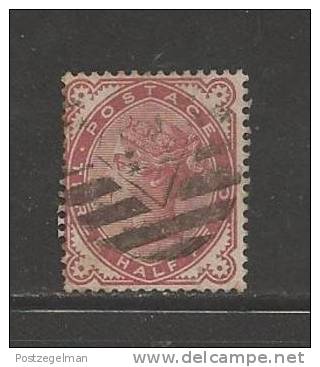 UNITED KINGDOM 1880 Used Stamp Victoria 1 1/2p Rosa (Brown Spot On The Back) Nr. 57 - Used Stamps