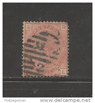 UNITED KINGDOM 1880 Used Stamp Victoria 1sh Brown-orange Nr. 64 - Used Stamps