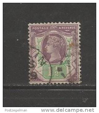 UNITED KINGDOM 1887 Used Stamp Victoria 1 1/2d Violet-green Nr. 87 - Gebraucht