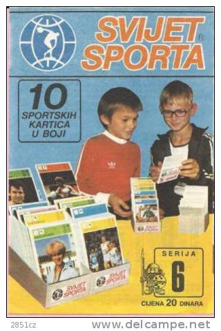 WORLD OF SPORT - TRADING CARDS, Paper From Seria 6, 19.1.1981., Yugoslavia - Other & Unclassified