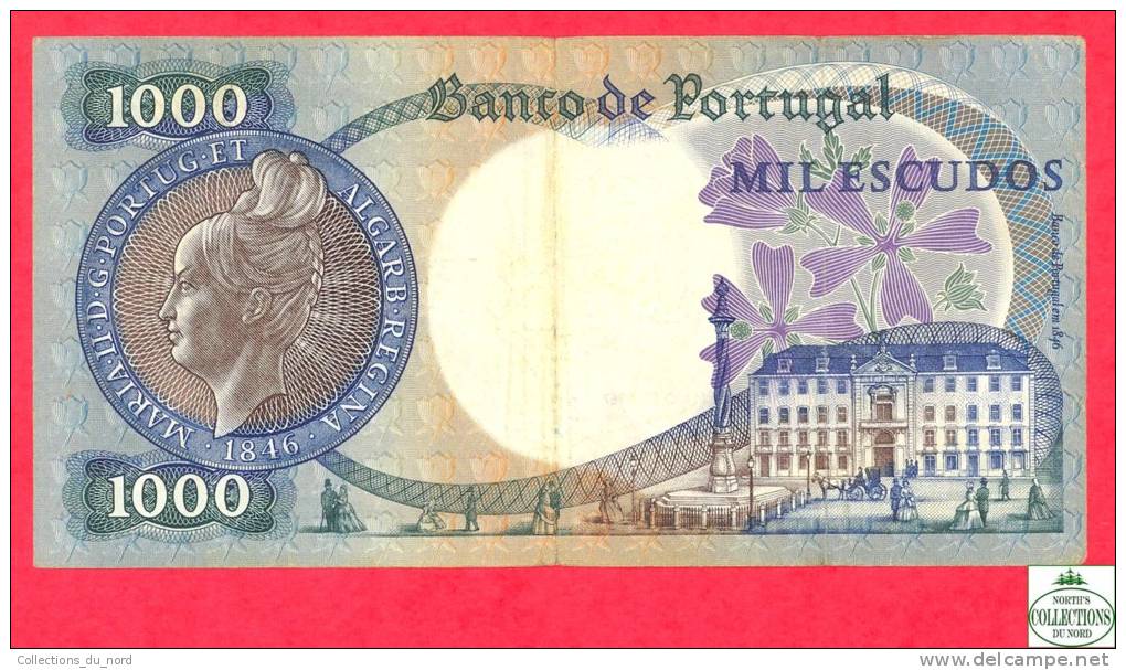 Portugal 1000 Escudos 1967 - F/VF - Banknote /  Billet - Papier Monnaie - Portugal