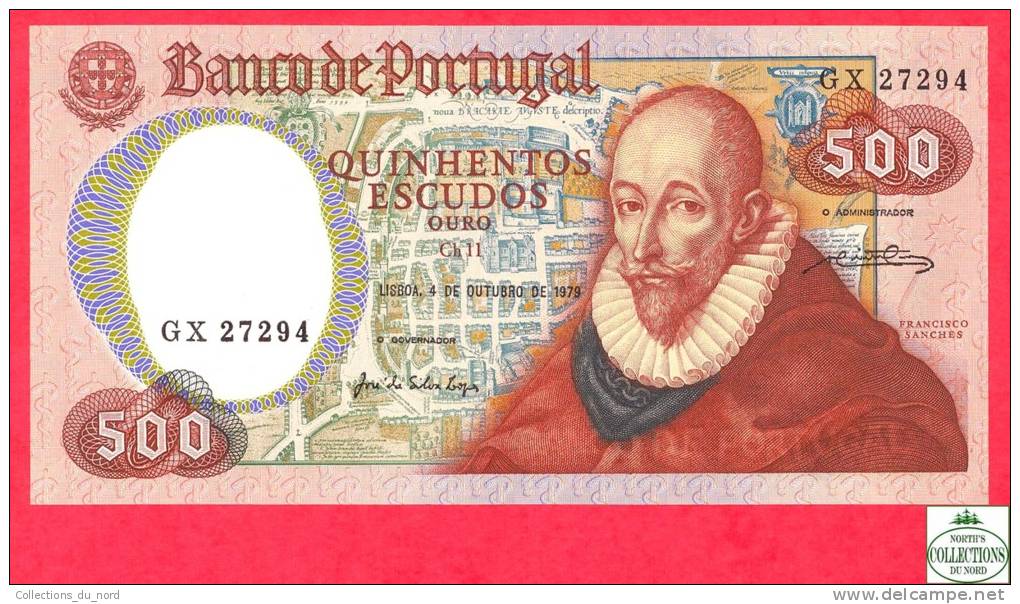 Portugal 500 Escudos 1979 - UNC - Banknote /  Billet - Papier Monnaie - Portugal