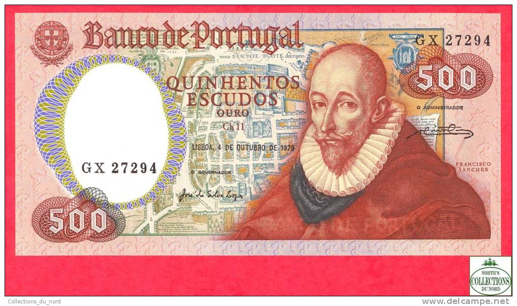 Portugal 500 Escudos 1979 - UNC - Banknote /  Billet - Papier Monnaie - Portogallo