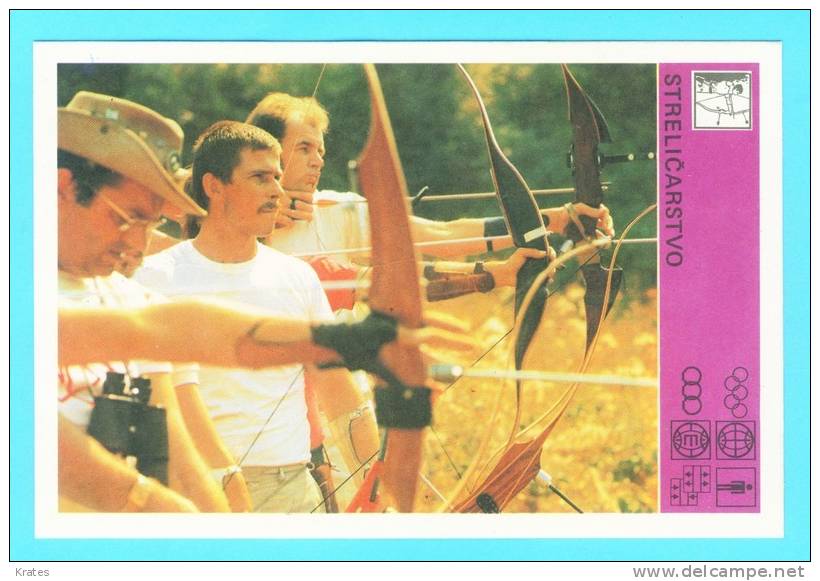 Svijet Sporta Cards - Archery     208 - Tiro Al Arco