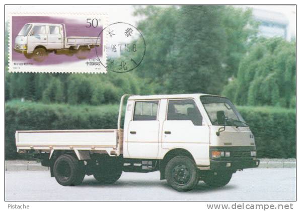 China - Maximum Card With Stamp - Jiefeng Light-duty Truck - Mint - Camion, Tir