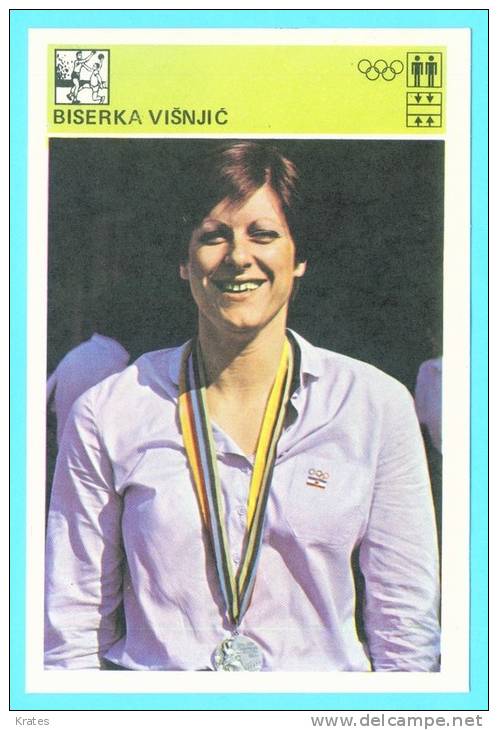 Svijet Sporta Cards - Biserka Višnji&#263;    245 - Handball