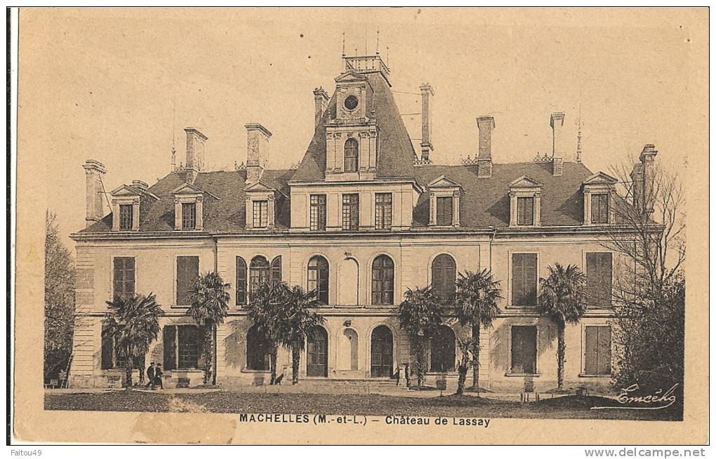 49 -  FAVERAY-MACHELLES - Chateau De Lassay  (animee) 132 - Autres & Non Classés
