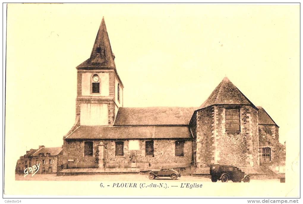 PLOUER  EGLISE 1950 - Plouër-sur-Rance