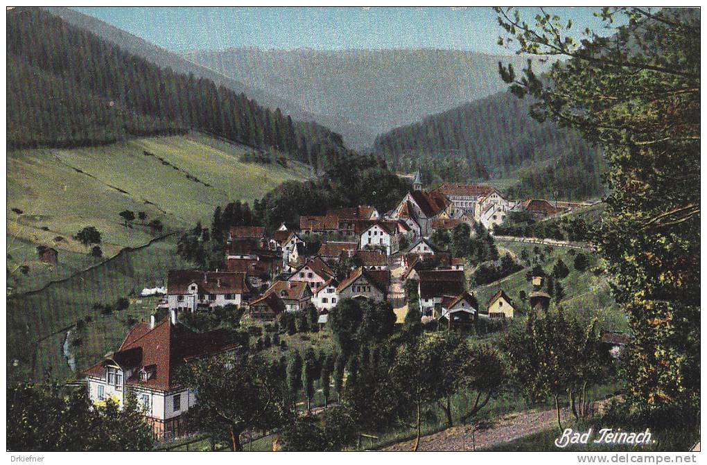 Bad Teinach, Ansicht, Stempel: Teinach , 10.SEP 1910 - Calw