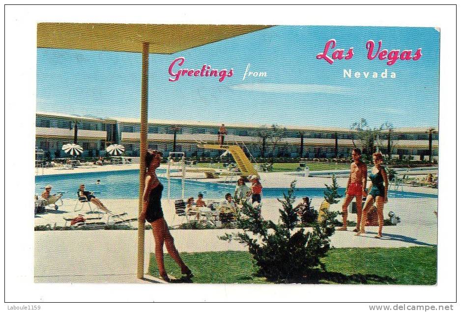 LAS VEGAS : "The Dunes Hotel - Greeting From Las Vega Nevada" - V° Relatant Le Décés D'un Chat - Las Vegas