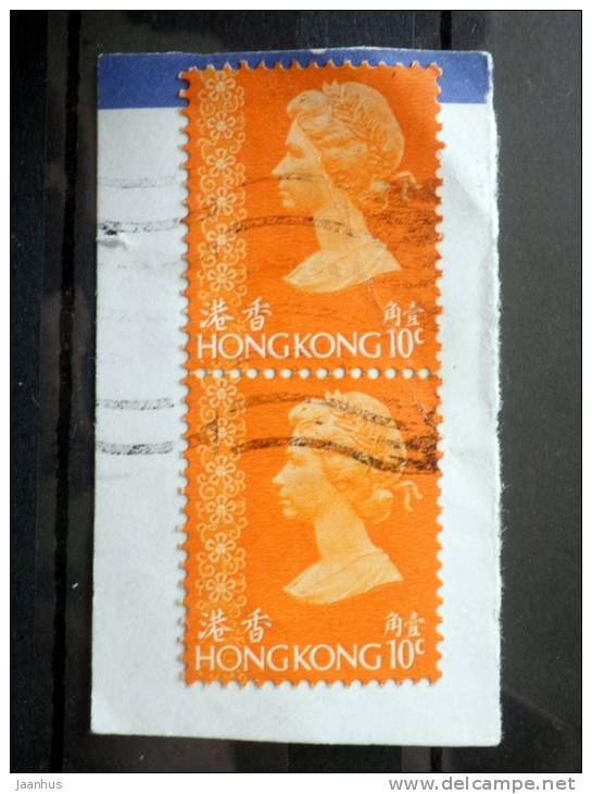 Hong Kong - 1973/1976 - Mi.nr.295??,317??,268?? - Used - Queen Elizabeth II - Definitives - On Paper - Usados
