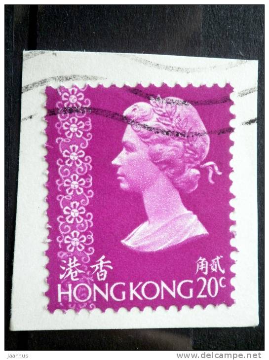 Hong Kong - 1973/1976 - Mi.nr.318??,270??,297?? - Used - Queen Elizabeth II - Definitives - On Paper - Oblitérés