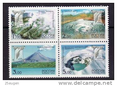 RUSSIA 2002  MICHEL NO:990-3  MNH - Unused Stamps